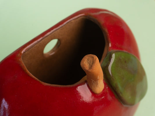 red apple wall planter