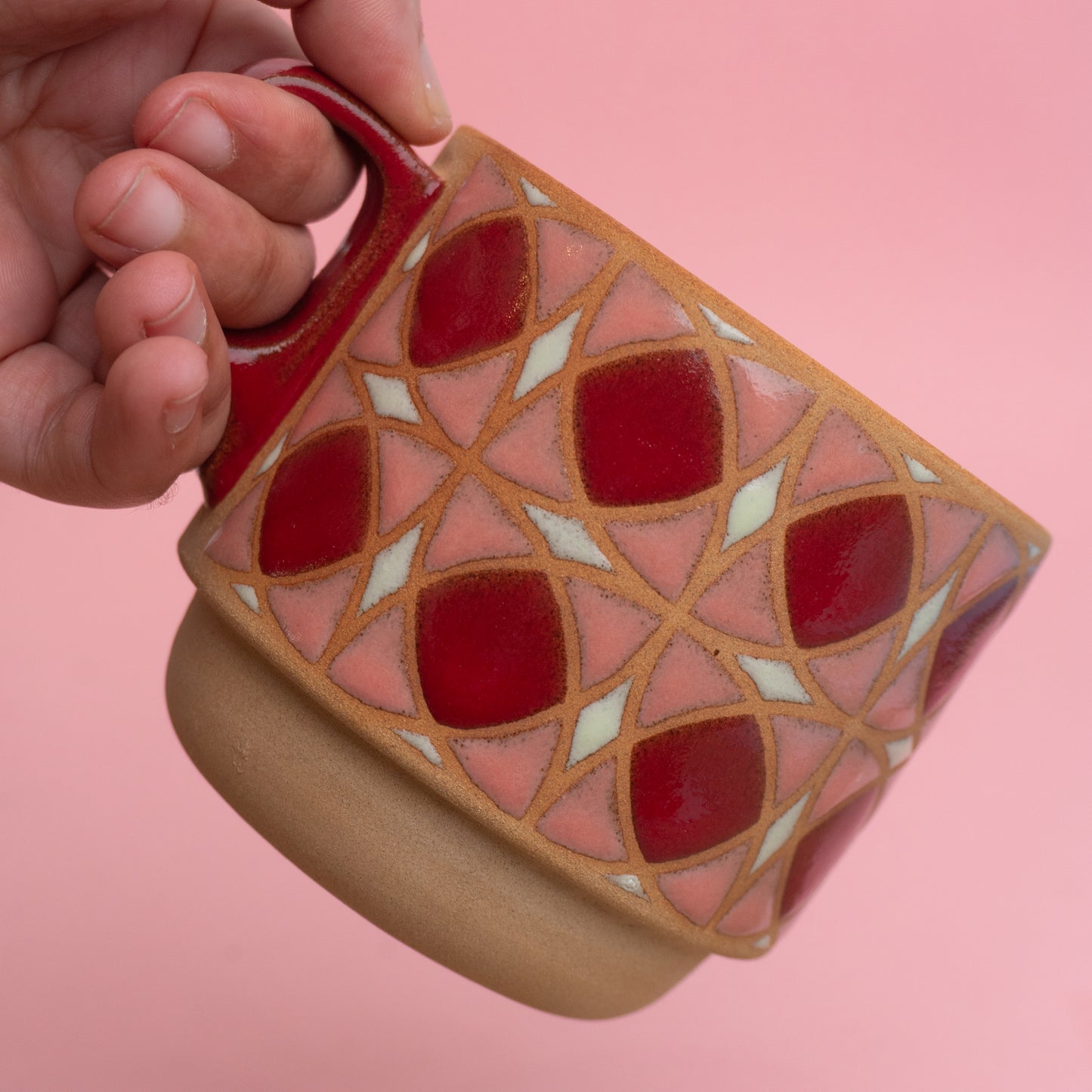 tulip mug in pink
