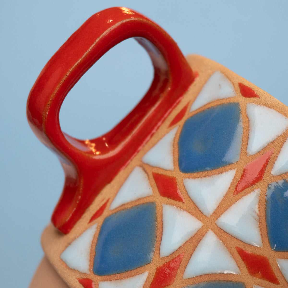 tulip mug in blue