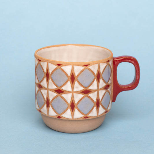 tulip mug in lilac