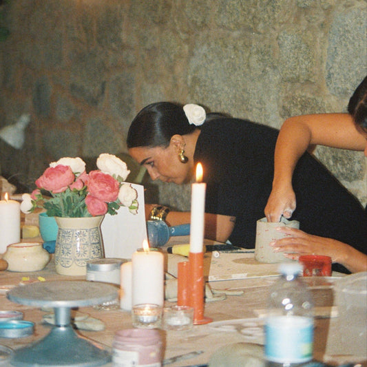 pottery date night