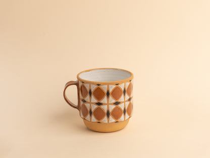 tulip mug in dark orange