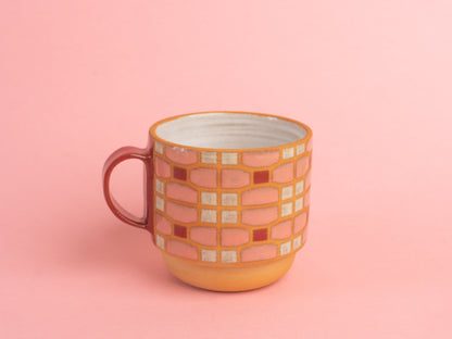 orchid mug in pink