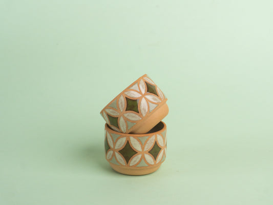 lily espresso in green