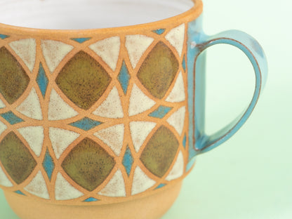 tulip mug in green