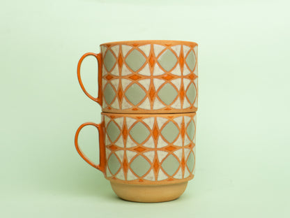 tulip mug in orange