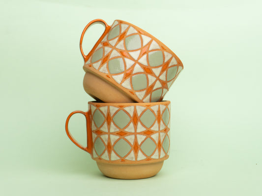 tulip mug in orange