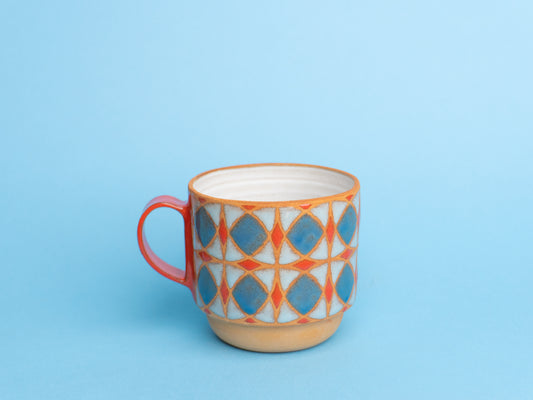 tulip mug in blue