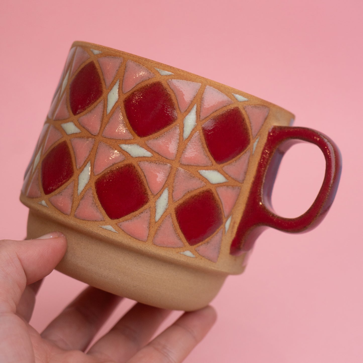 tulip mug in pink