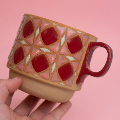 tulip mug in pink