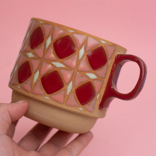 tulip mug in pink