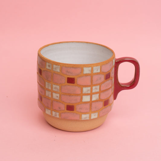 orchid mug in pink