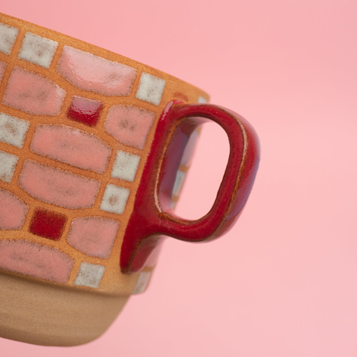 orchid mug in pink