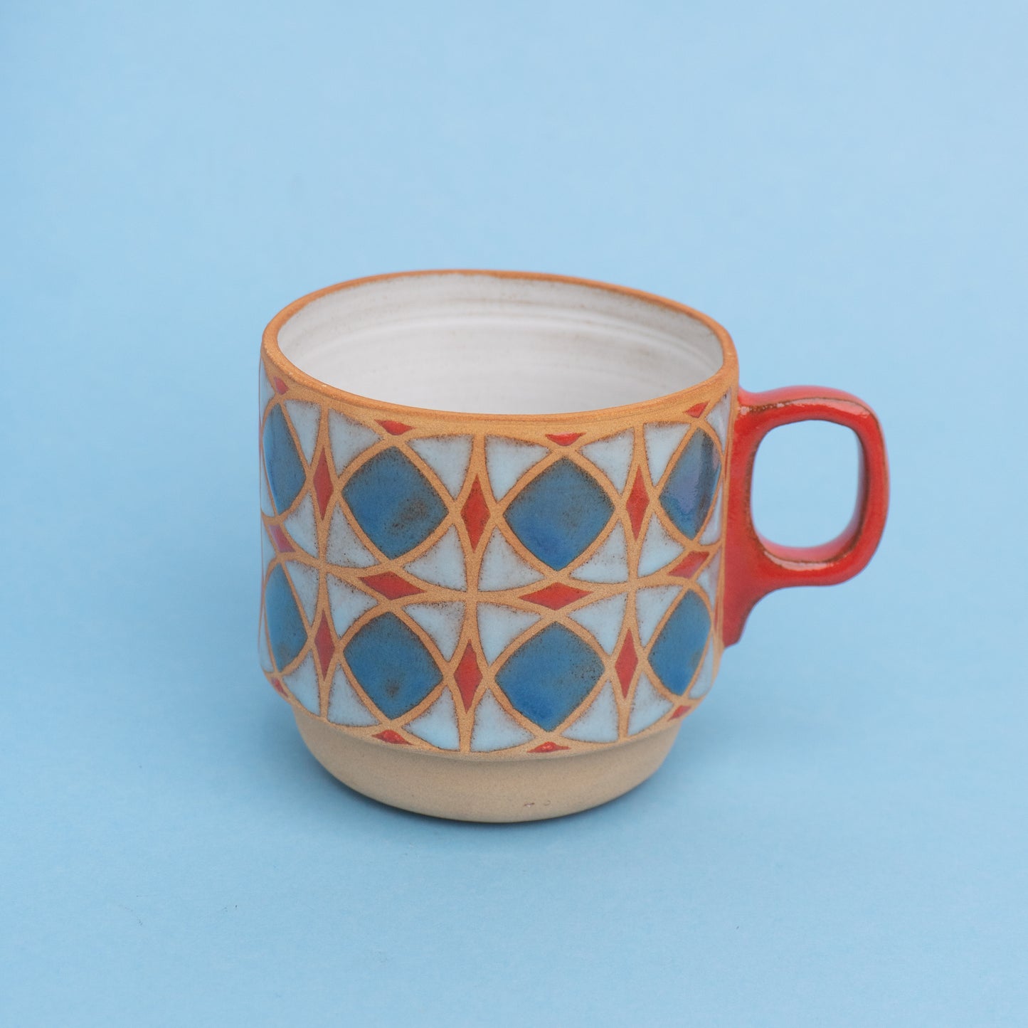 tulip mug in blue