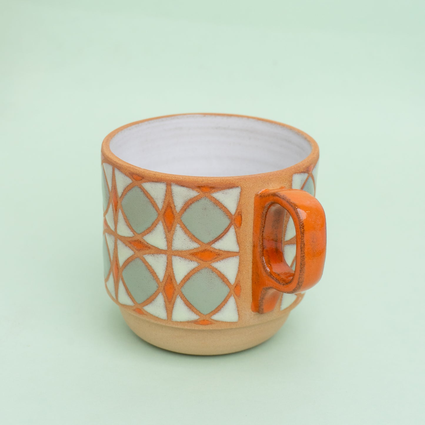 tulip mug in orange