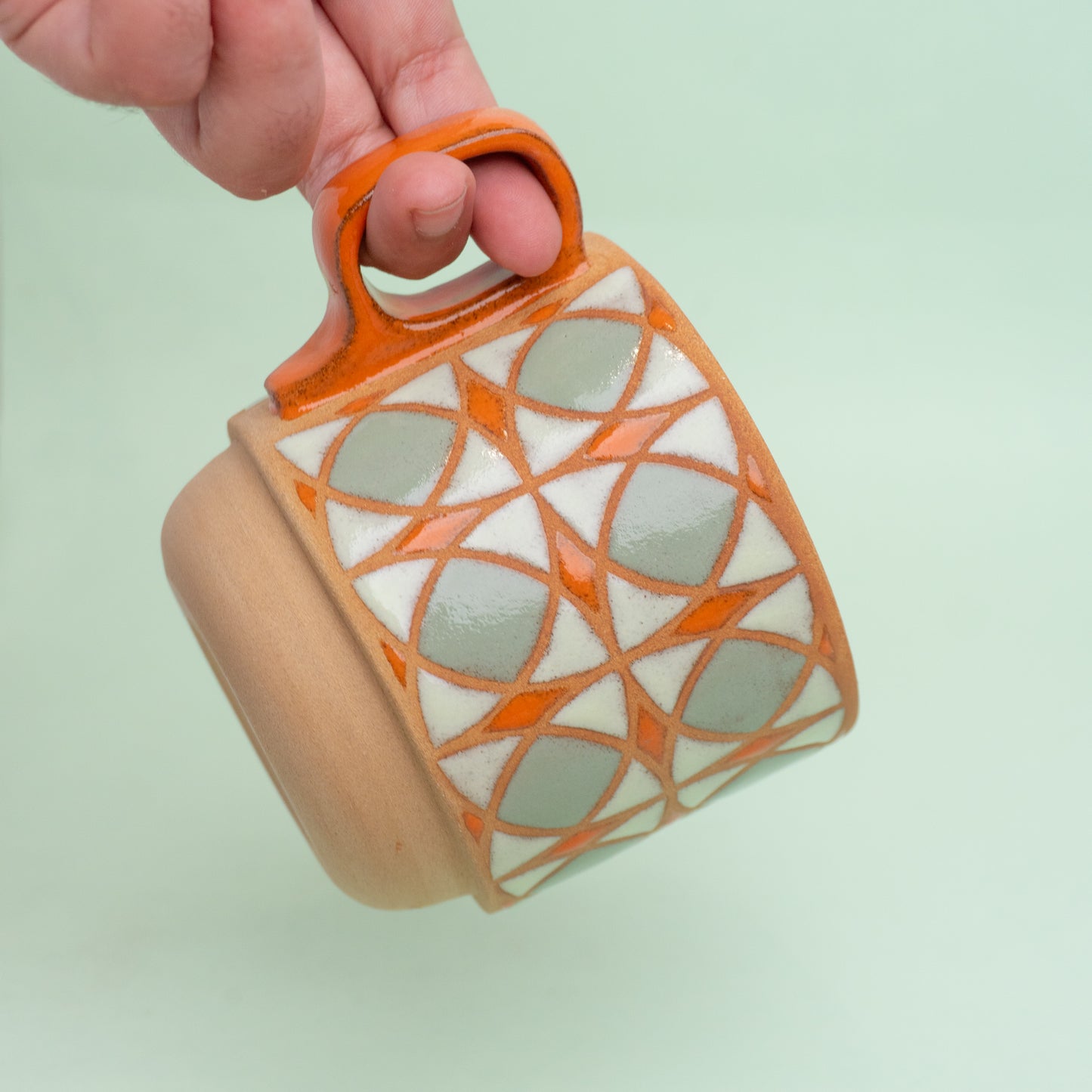 tulip mug in orange