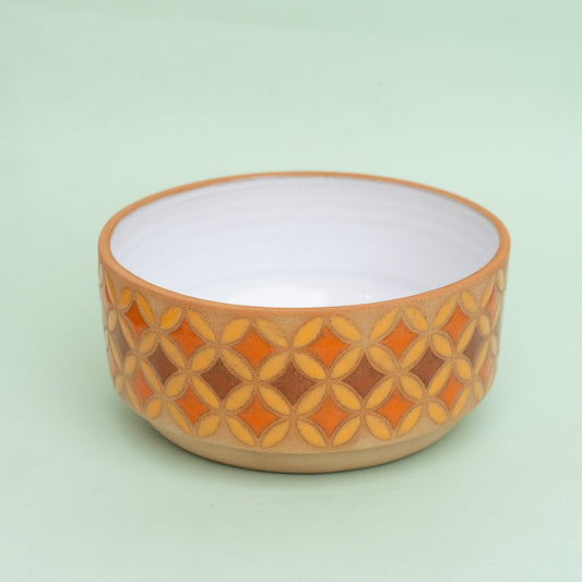 lily bowl in orange