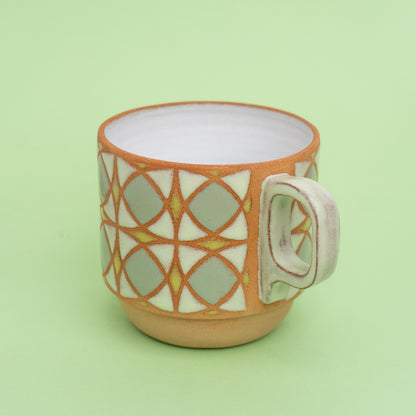 tulip mug in electric green