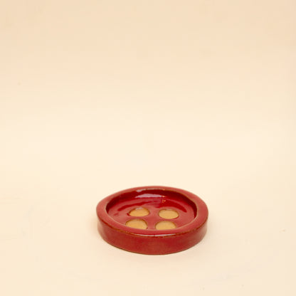 Red Button Coaster