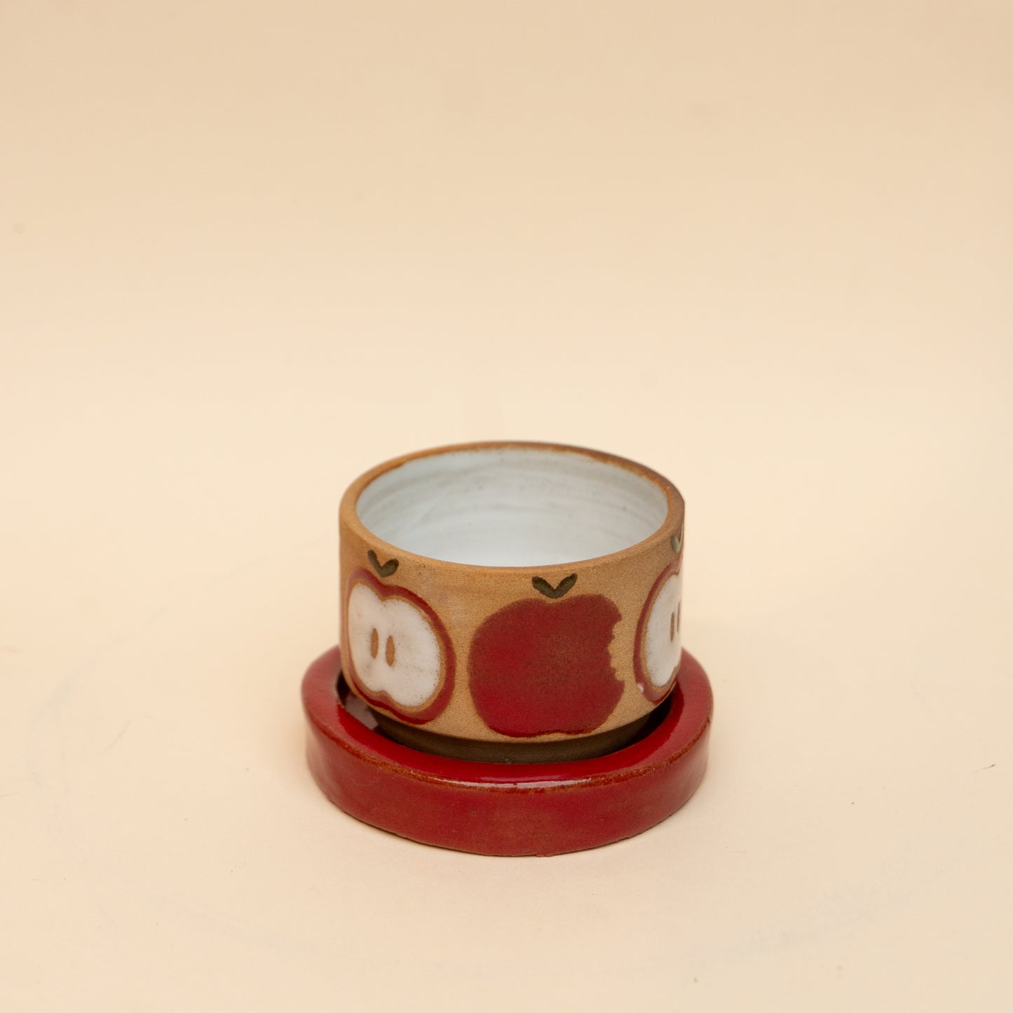 Red Button Coaster