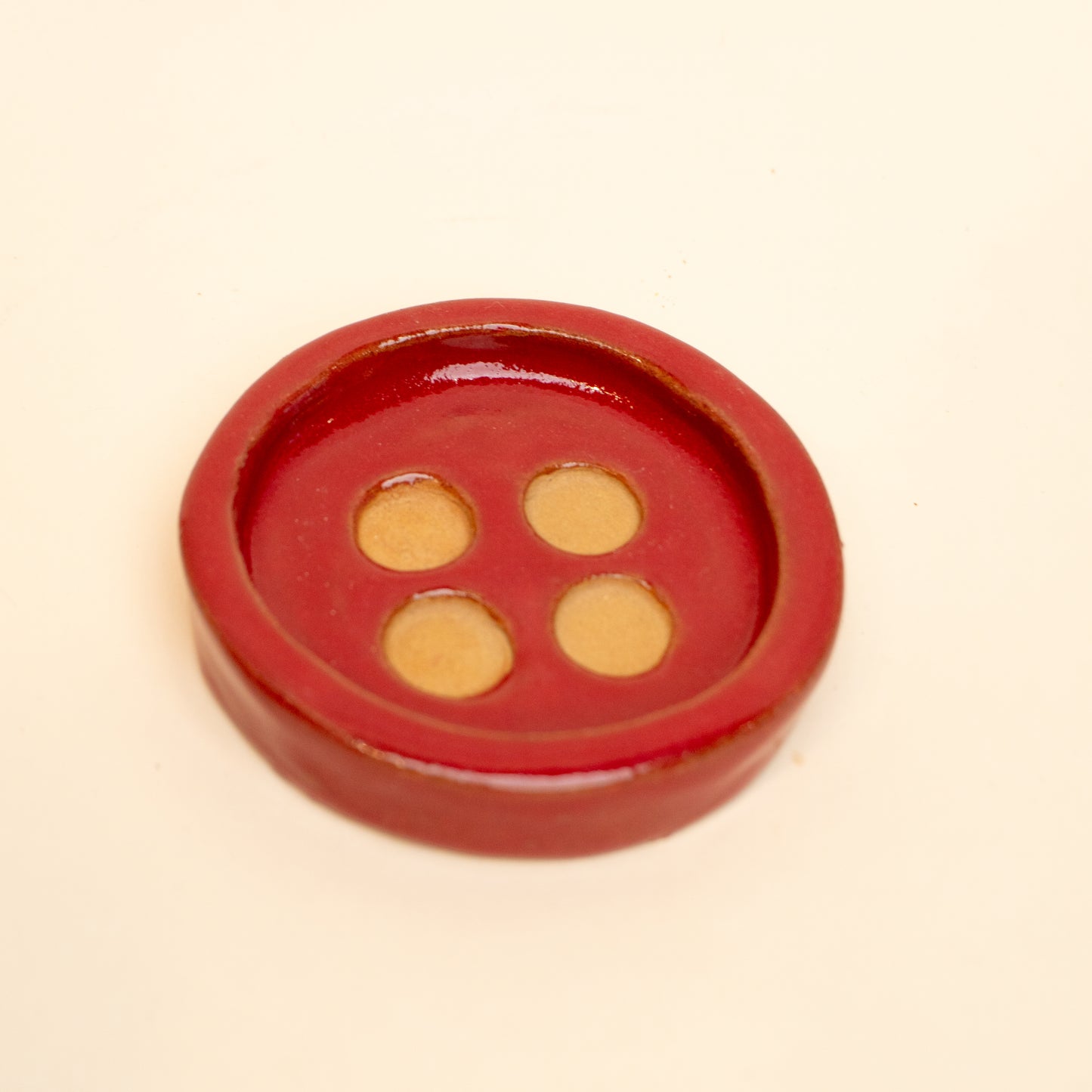 Red Button Coaster