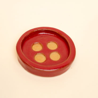 Red Button Coaster