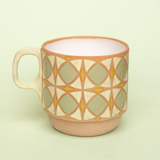 tulip mug in electric green