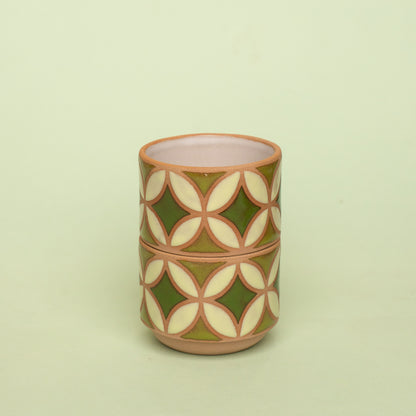 lily espresso in green