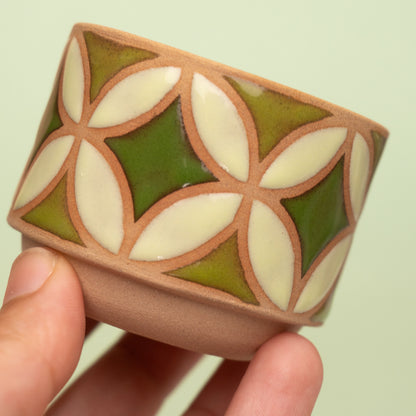 lily espresso in green