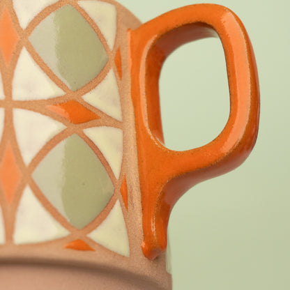 tulip mug in orange