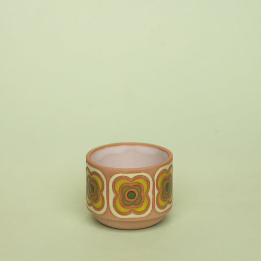 peony espresso in green