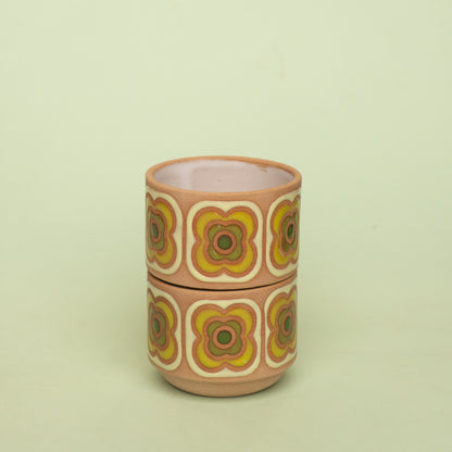 peony espresso in green