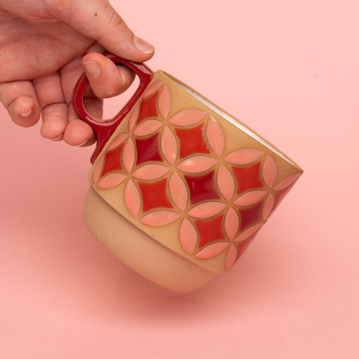 lily mug in pink