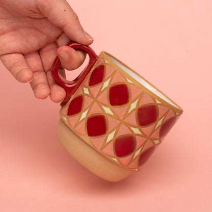 tulip mug in pink