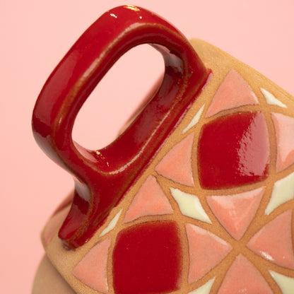 tulip mug in pink
