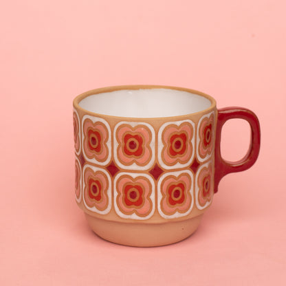 peony mug in pink