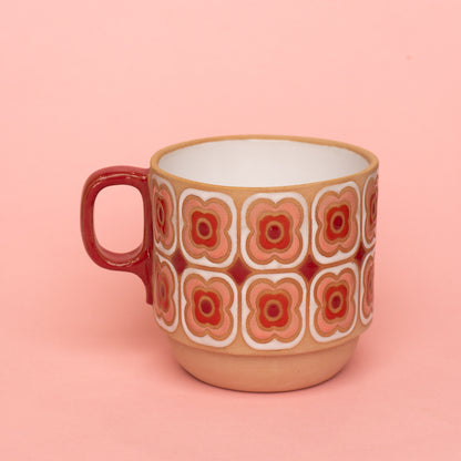 peony mug in pink