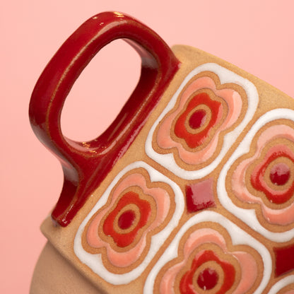 peony mug in pink