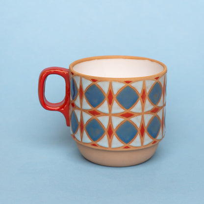 tulip mug in blue