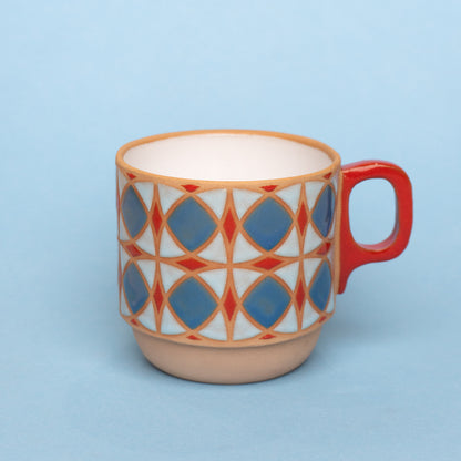 tulip mug in blue