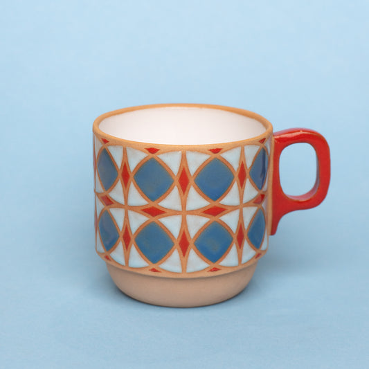 tulip mug in blue