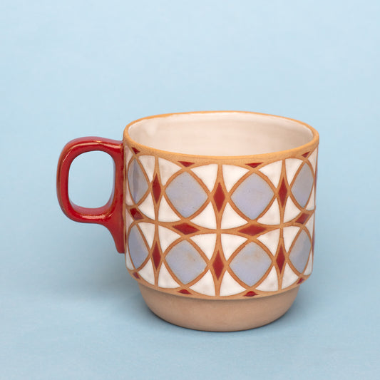 tulip mug in lilac