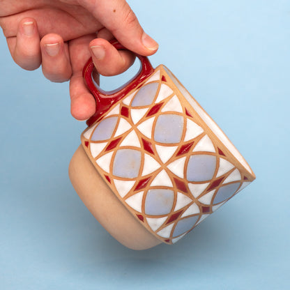 tulip mug in lilac