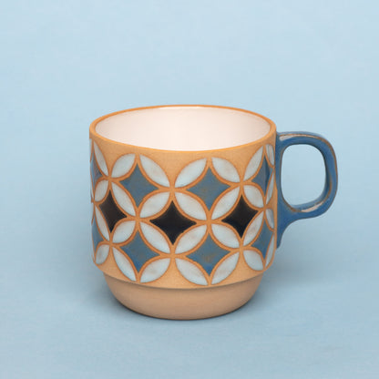 lily mug in blue