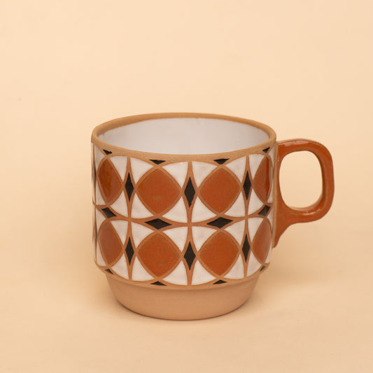 tulip mug in dark orange
