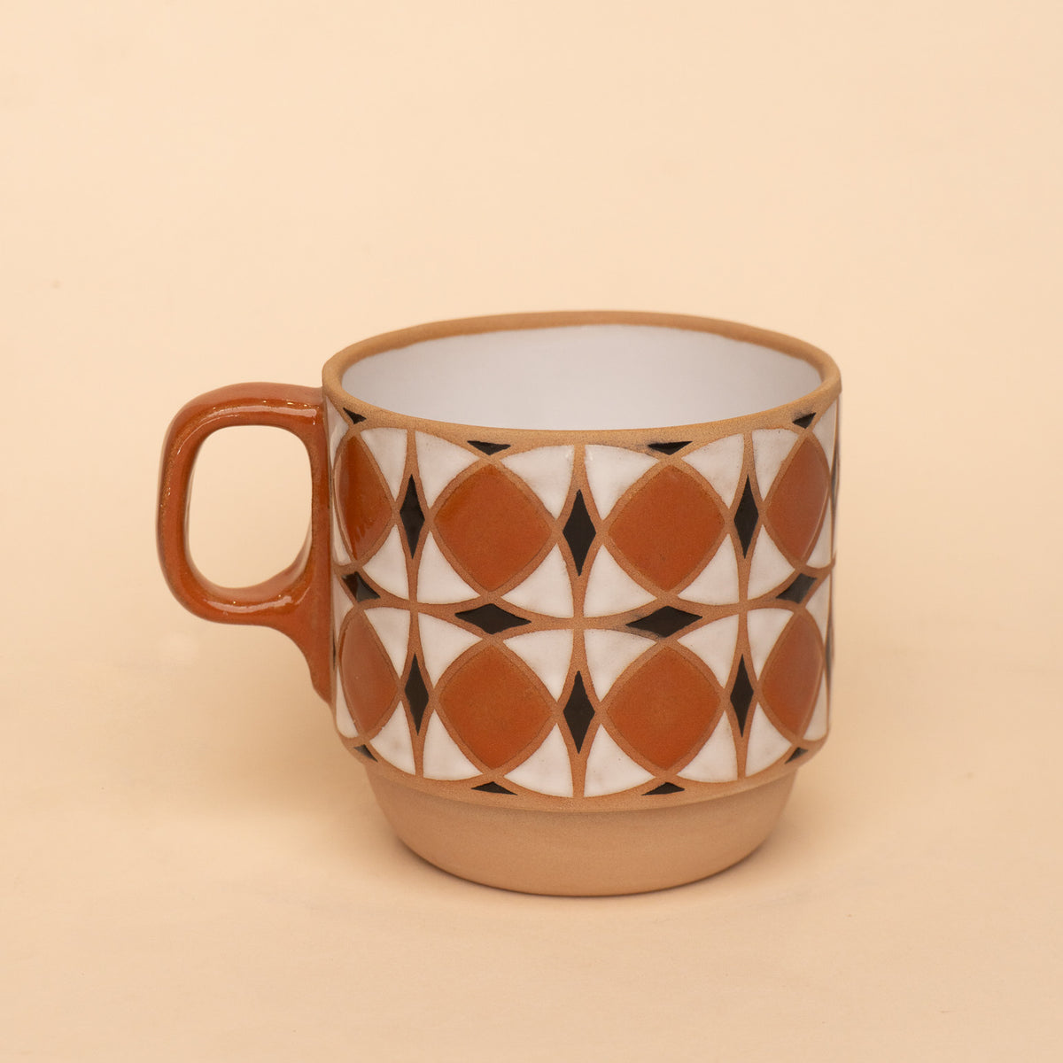 tulip mug in dark orange