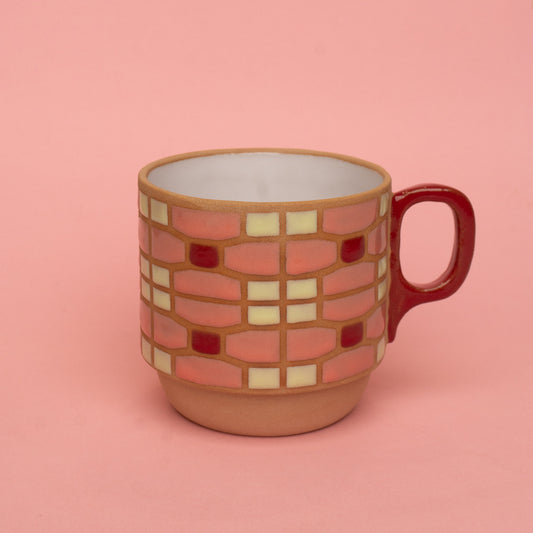 orchid mug in pink