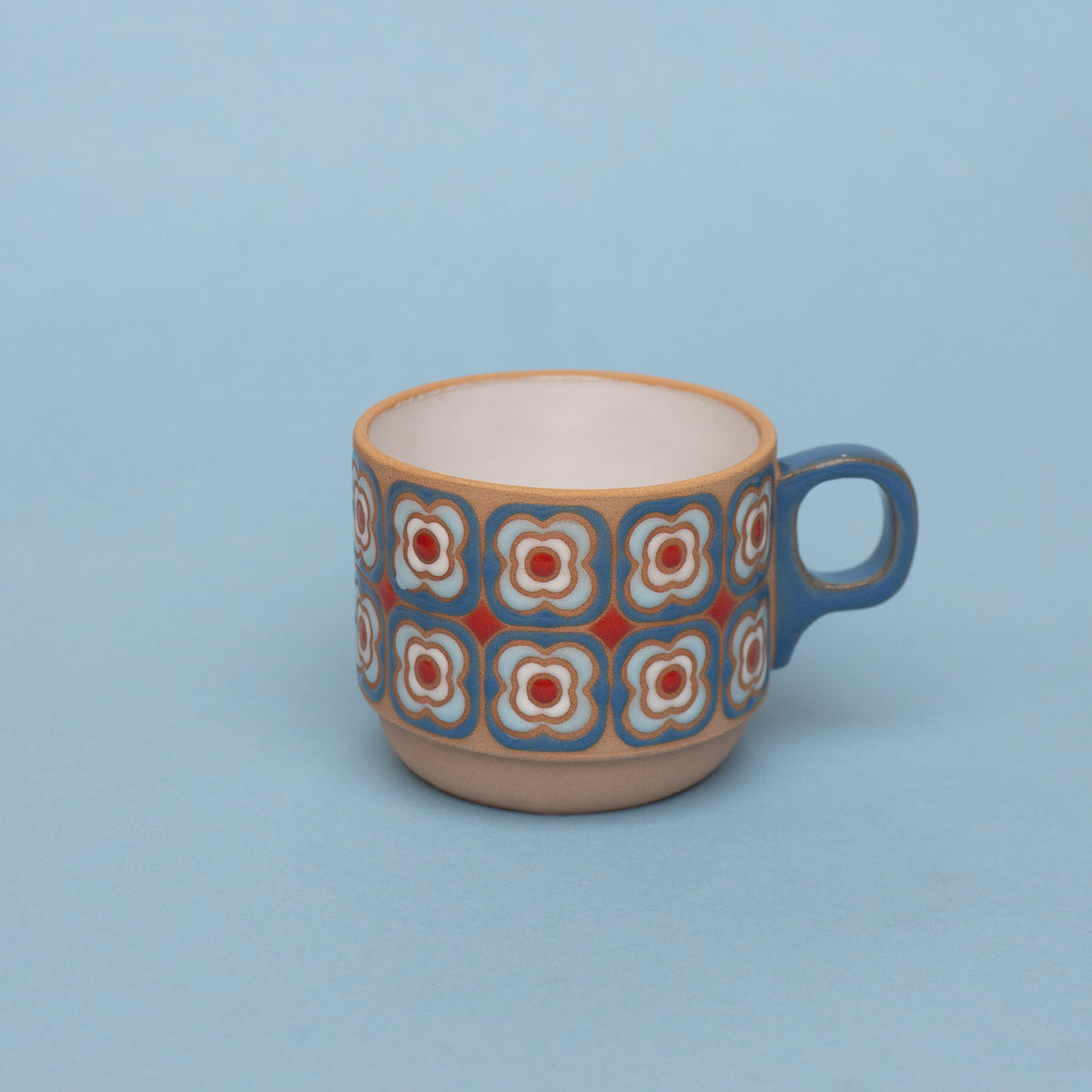 peony americano in blue