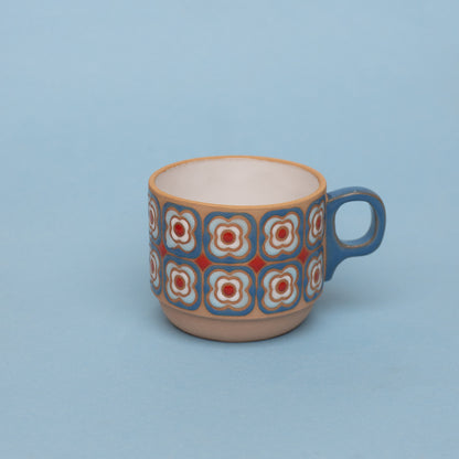 peony americano in blue