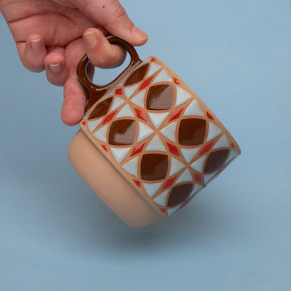 tulip mug in brown